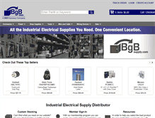 Tablet Screenshot of bgbsupply.com